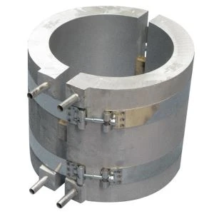 Penyejuk Cecair Die Casting Aluminium Band Heater For Extruder Plastic